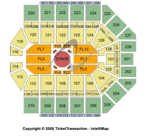 Van Andel Arena Center Stage Seating Chart